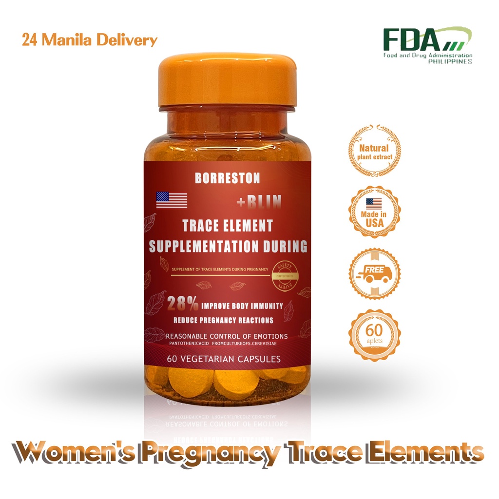 BORRESTON Prenatal Vitamin + DHA with Folic Acid, Iodine and Zinc 60
