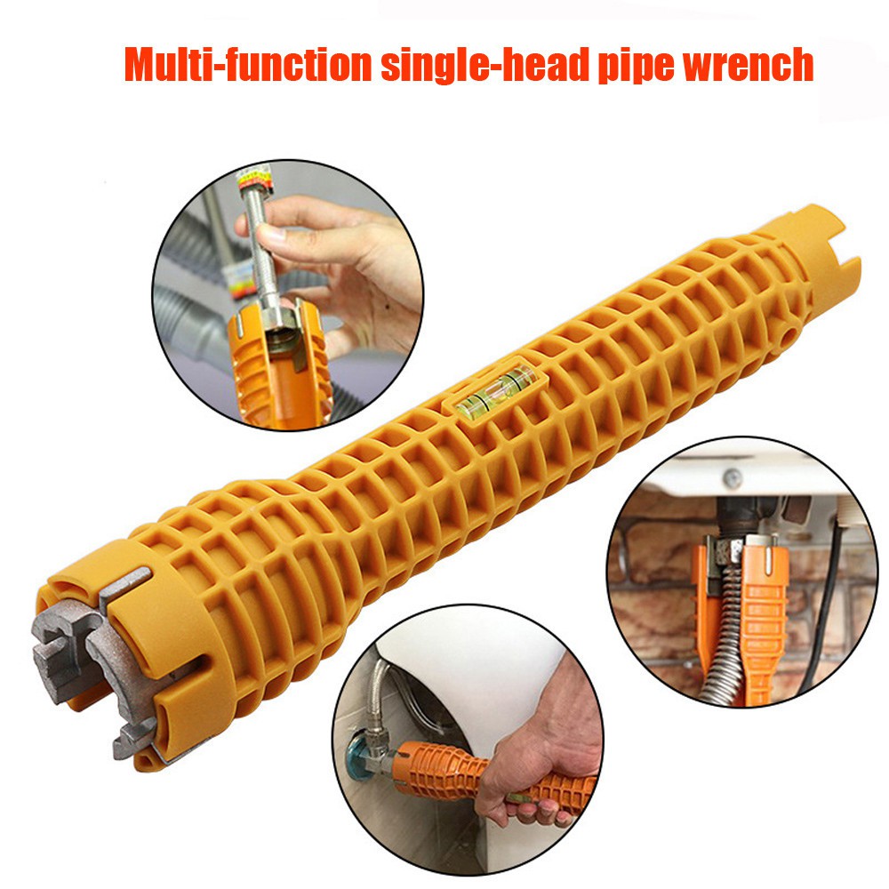 Faucet and Sink Installer Tool Pipe Wrench Multipurpose Plumbing Tool