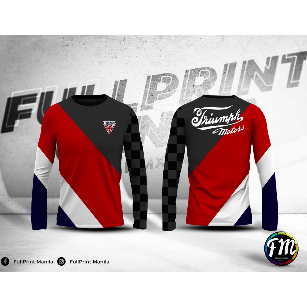 TRIUMPH RIDING JERSEY FULL SUBLIMATION T10 | Shopee Philippines