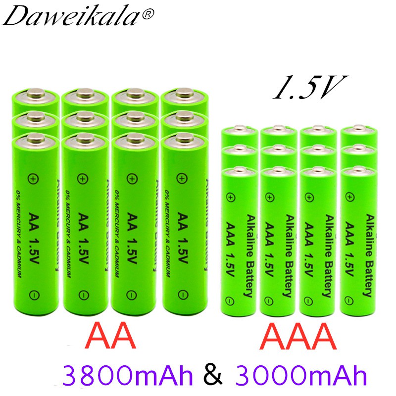 Blister 4 Batteries High Power Mini Stilo AAA Alkaline LR03 1.5V - Alkaline  and Rechargeable Batteries - Batteries and Chargers - Office