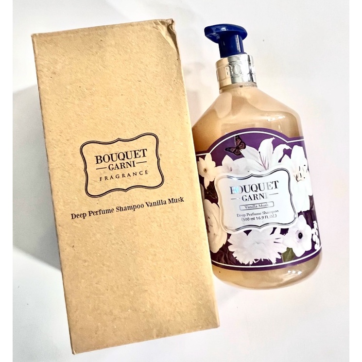 Bouquet Garni Fragrance Deep Perfume Shampoo in Vanilla Musk 500ml