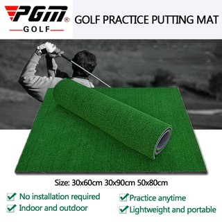 2pcs Golfs Turf Mats Practical Golfs Grass Mat for Indoor Golfs