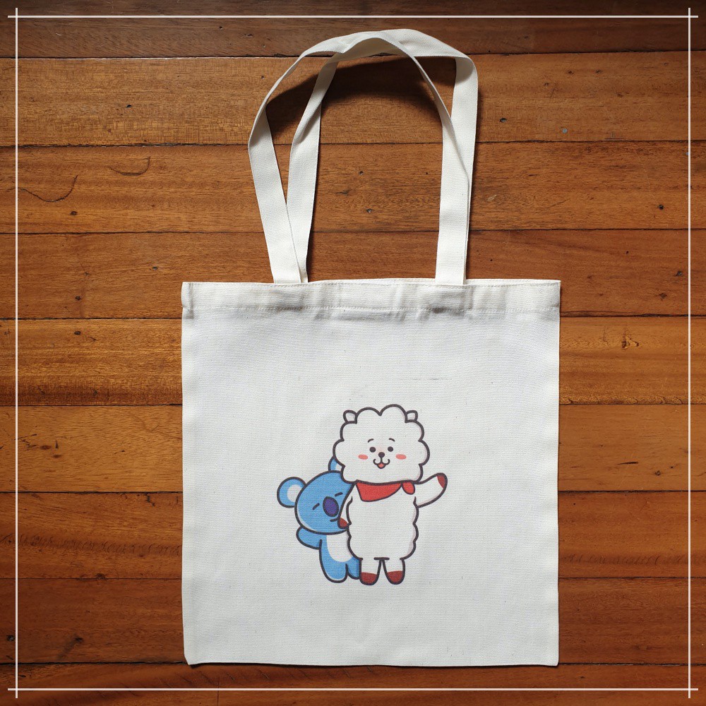 Tote bag store bt21 shopee