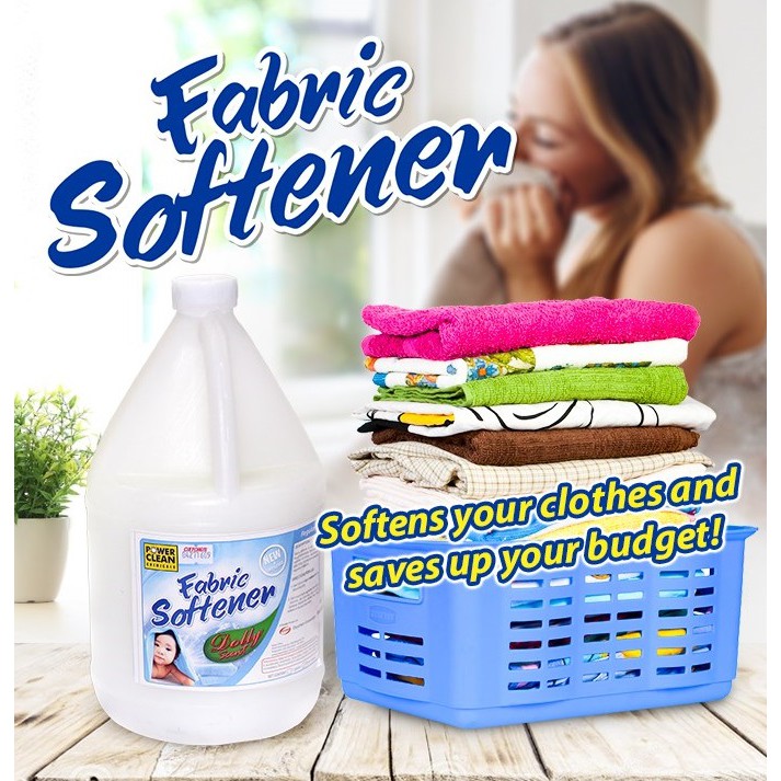 POWERCLEAN FABRIC SOFTENER REGULAR GALLON (FABRIC CONDITIONER) | Shopee ...