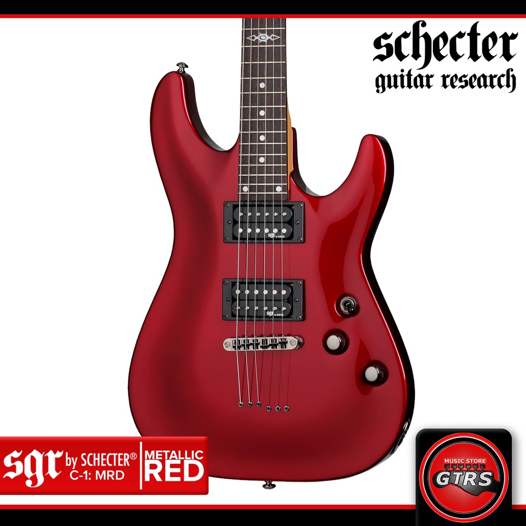 Schecter Guitars SGR Series C1 Electric Guitar with Free Padded Bag