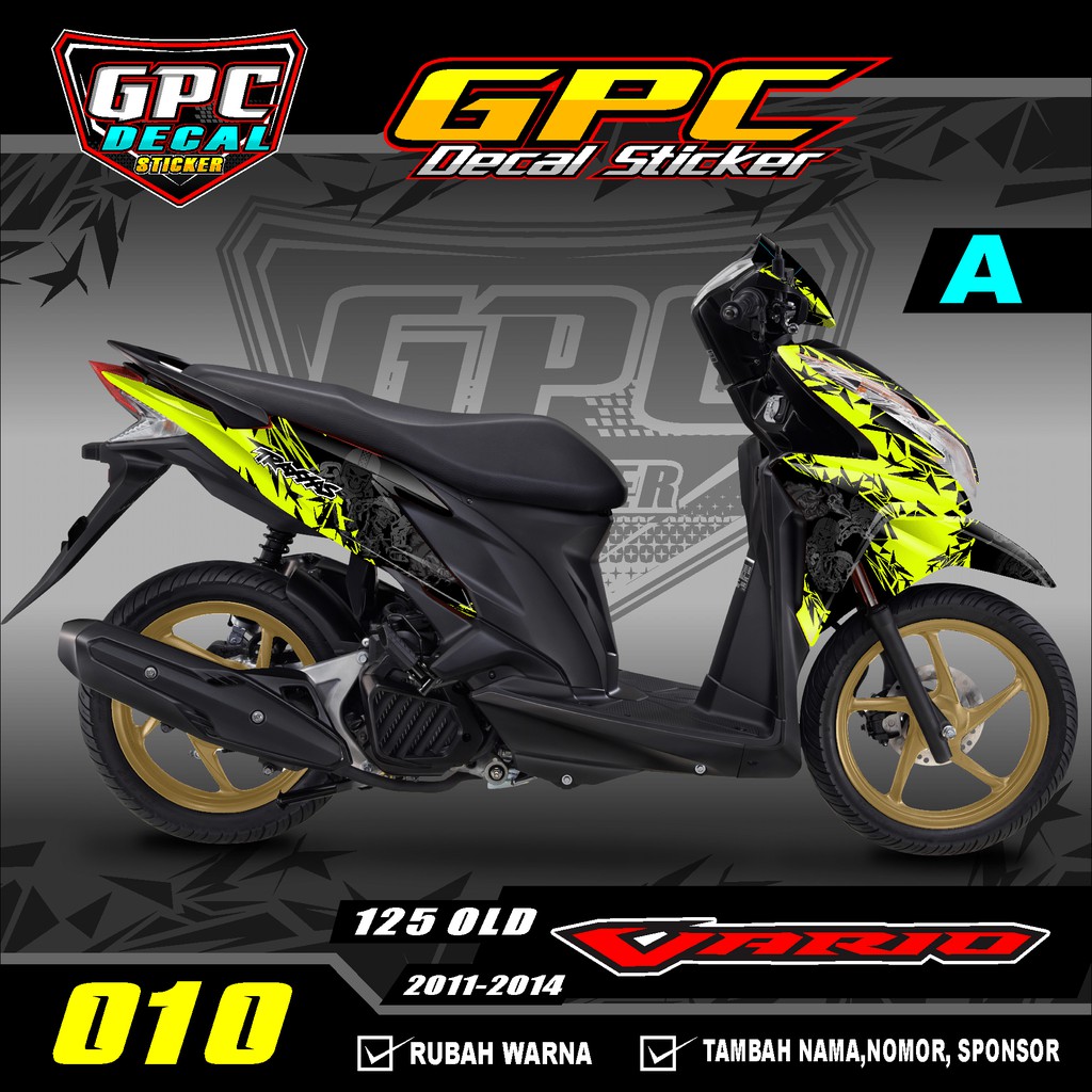 Decal Sticker Full Body Vario 125old 2011 2014 010-dekal Vario125old 