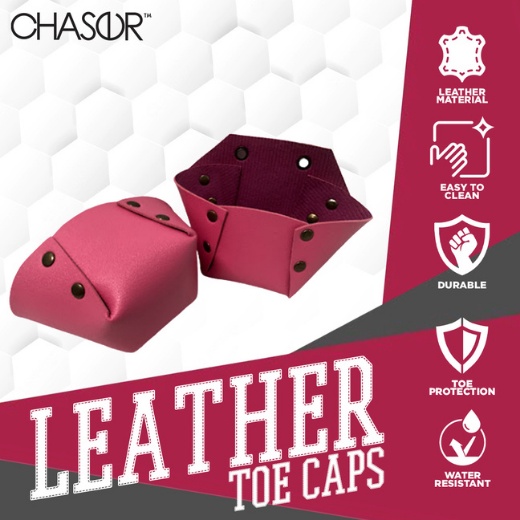 Chaser 1 Pair Leather Toe Cap Guards Protectors Roller Skate Cap