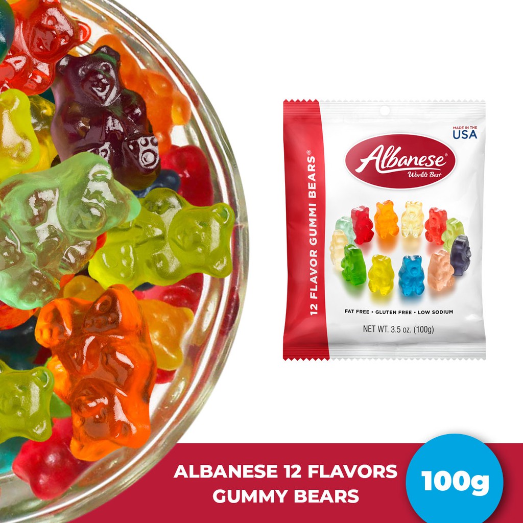 12 Flavors Gummy Bears 100g Shopee Philippines