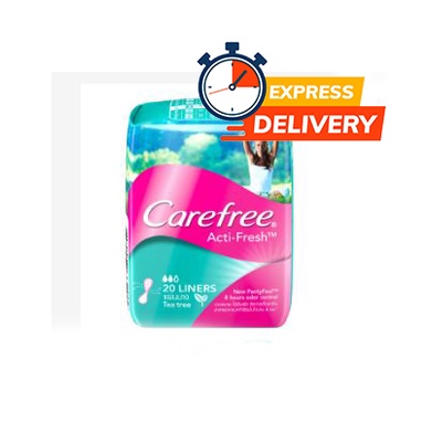 CAREFREE Acti-Fresh Tea Tree Panty Liner 20s