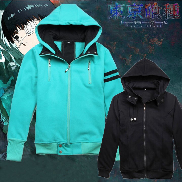 Tokyo Ghoul Kaneki Ken Hoodie Cosplay Costume Unisex Hooded Cardigan Jacket Shopee Philippines