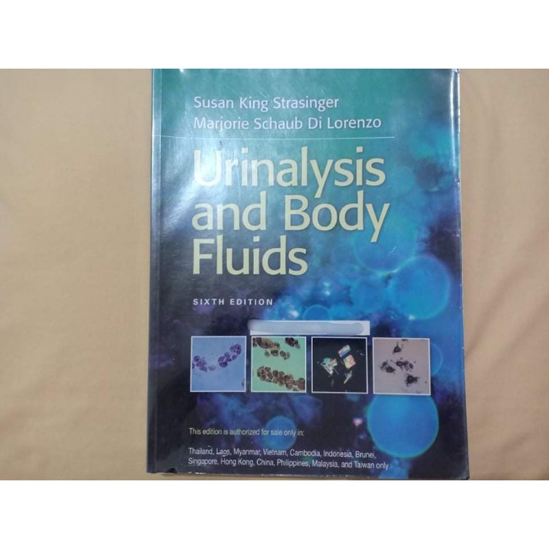 Urinalysis And Body Fluids By Susan King Strasinger | Shopee Philippines