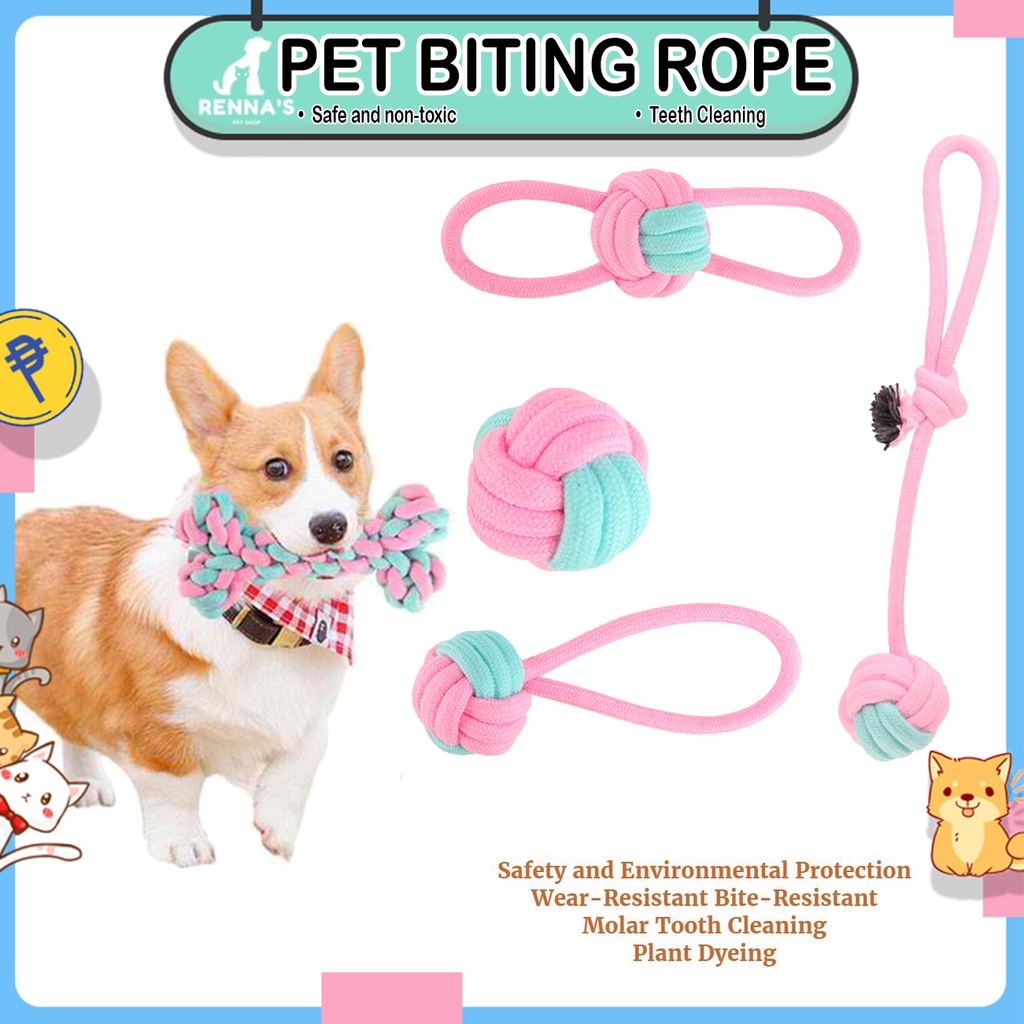 Renna's Dog Rope Toy For Dogs Chew Toy Pet Toy Cat Toy Tartar Remover ...