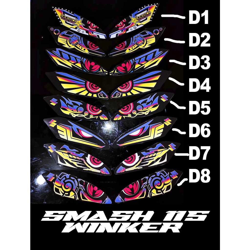 Suzuki Smash 115 Winker Sticker | Shopee Philippines