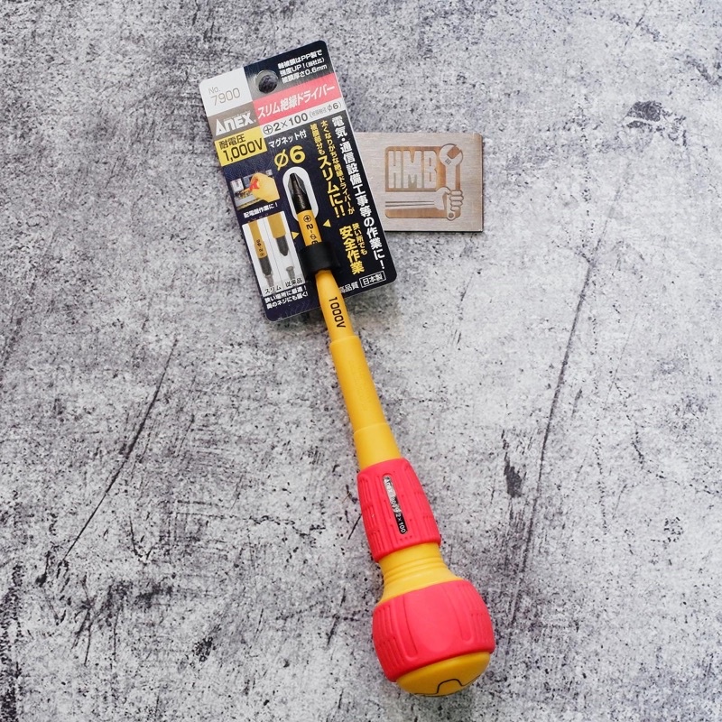 Japanese screwdriver with round handle 1000V Anex 7900 7920 made in Japan Shopee Philippines