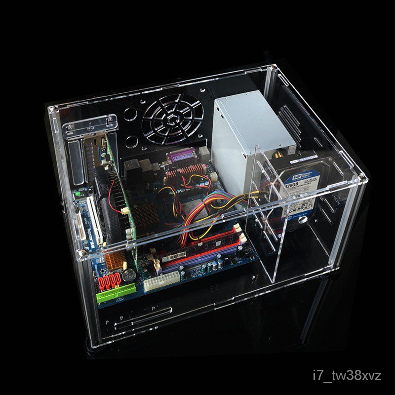 46 X 30cm DIY Open Air PC Case Transparent Acrylic MATX ATX Chassis