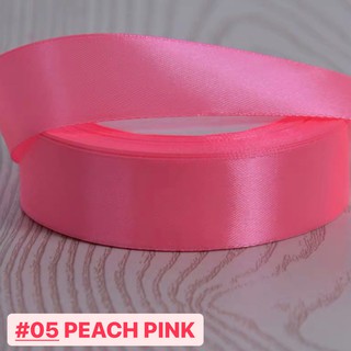 25 yards/roll) Flesh Pink Metallic Glitter Ribbon Colorful gift