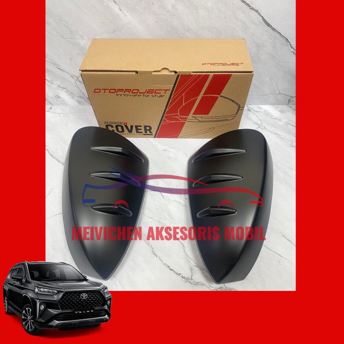Mirror Cover Rear View Mirror Black Matte Dop ALL NEW Veloz 2021-2022 ...