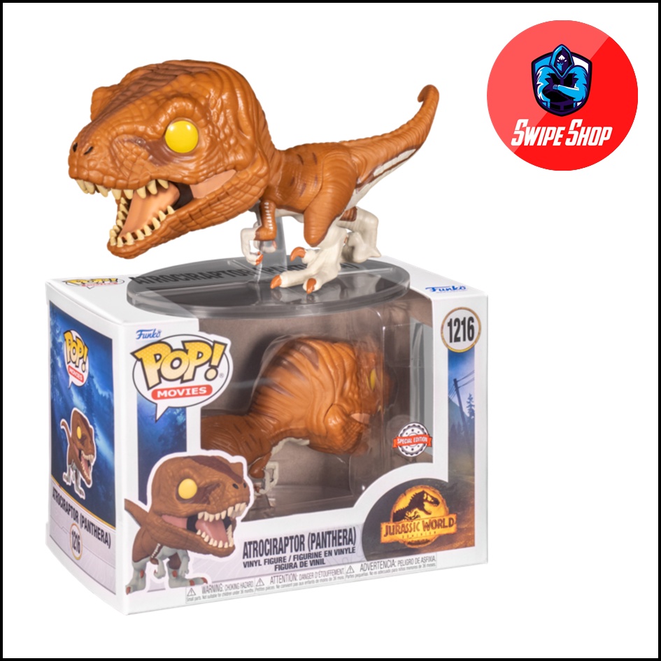 Funko Pop Atrociraptor Panthera Jurassic World Dominion Exclusive ...