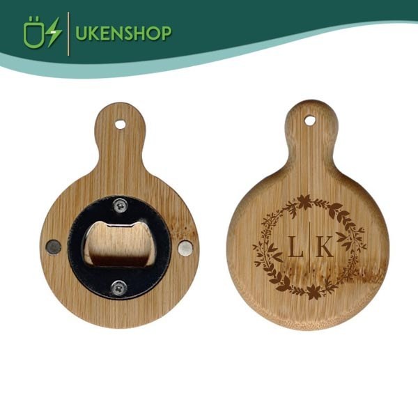 Personalized Wooden Bottle Opener Wedding Favors and Gifts