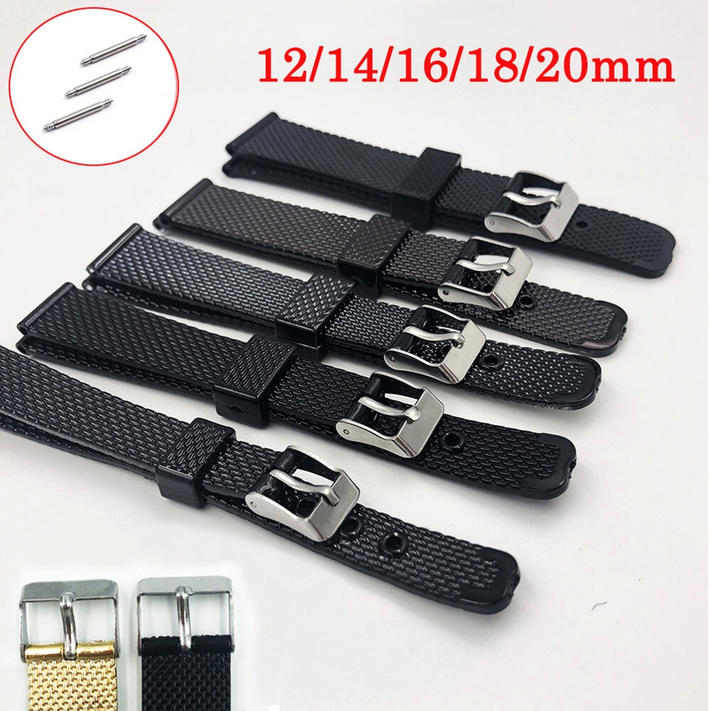 Plastic Universal Bracelet Waterproof Watch Band Simple Fashion Mesh Rubber Bracelet Women Men's ...