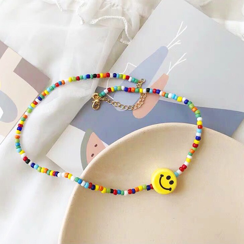 (C-026) Bead Necklace Bohemian Style Functional For Women Chic Stylish ...
