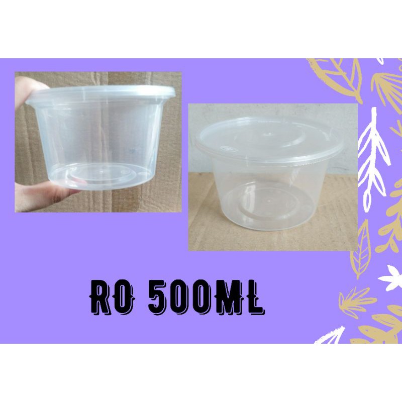 500 ml round container