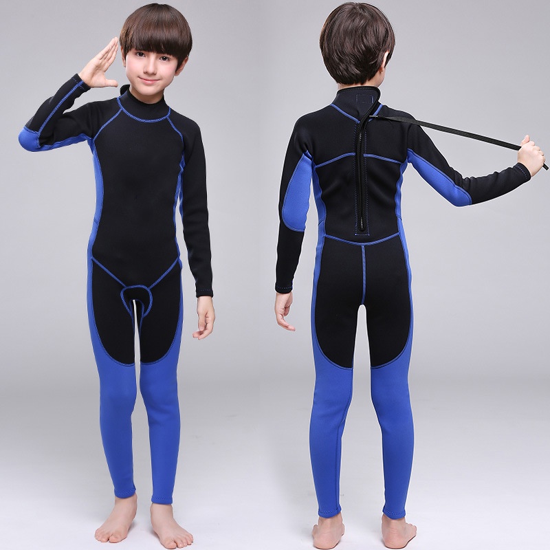 [DIVE&SAIL]2MM Rash guard onepiece wetsuit for kids Children's
