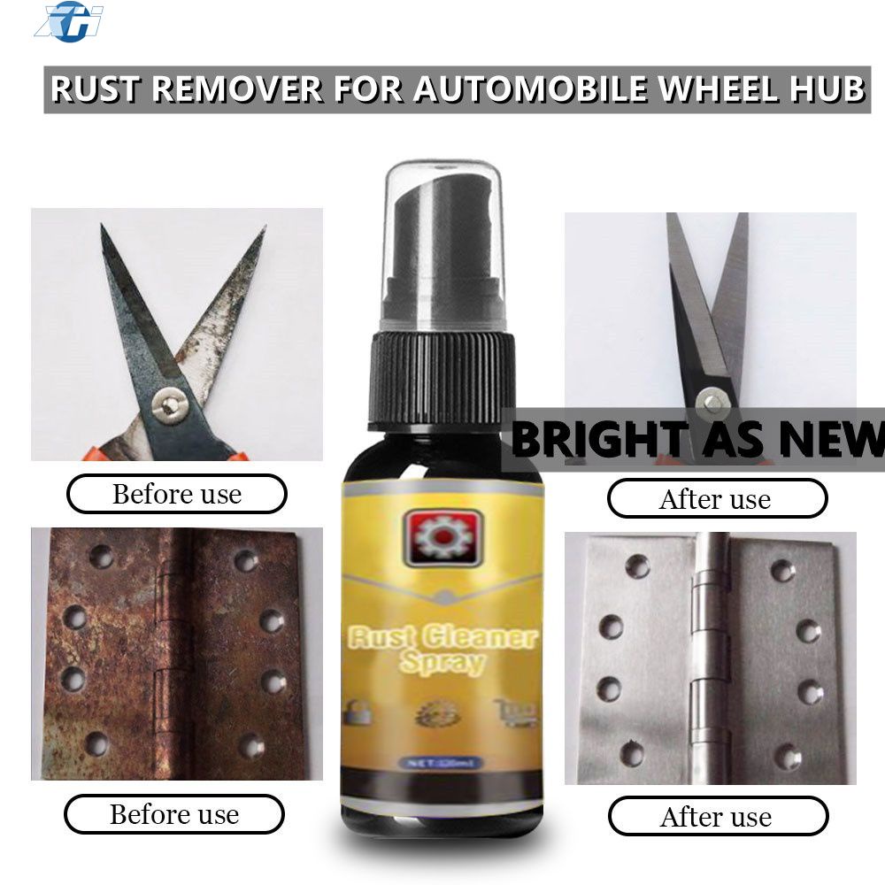 Rust Stain Remover Spray Metal Polish for Car Maintenance Cleaning