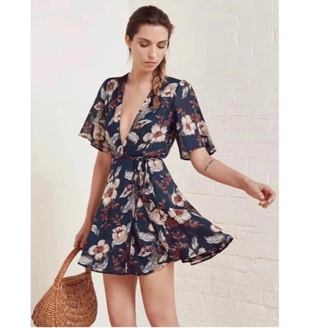 Shopee shop wrap dress