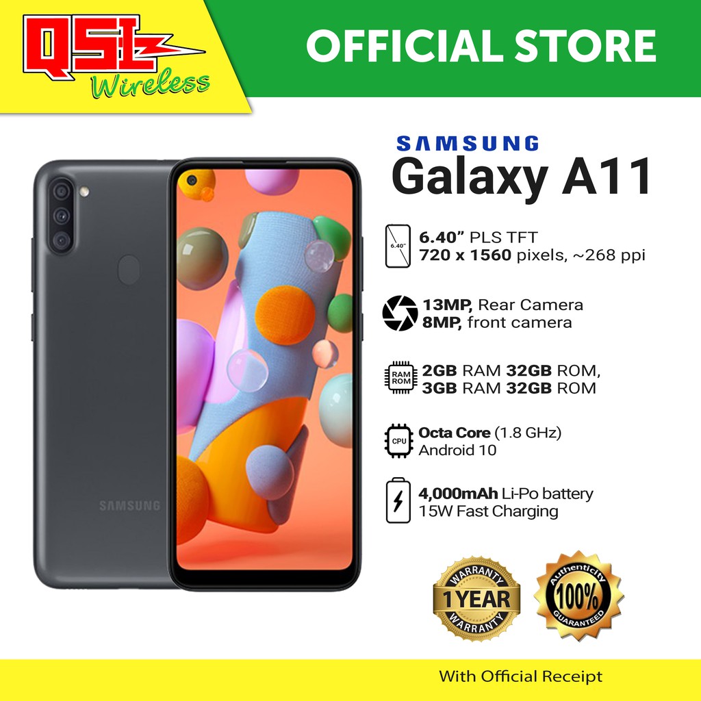 Samsung Galaxy A11, 3+32 Shopee Philippines