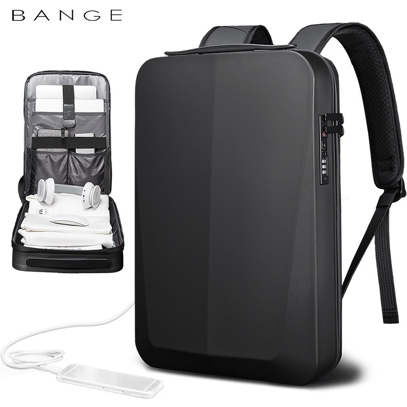Hard Shell Men High Quality Ultrathin Fashion Bag Laptop Backpack With Combination Lock Laptop Bag Shopee Philippines