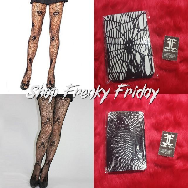 Gothic Skeleton Tights Dark Punk Stocking