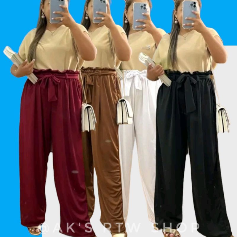 (T1)Plus size Sam retro pants|By: Ak's rtw shop | Shopee Philippines