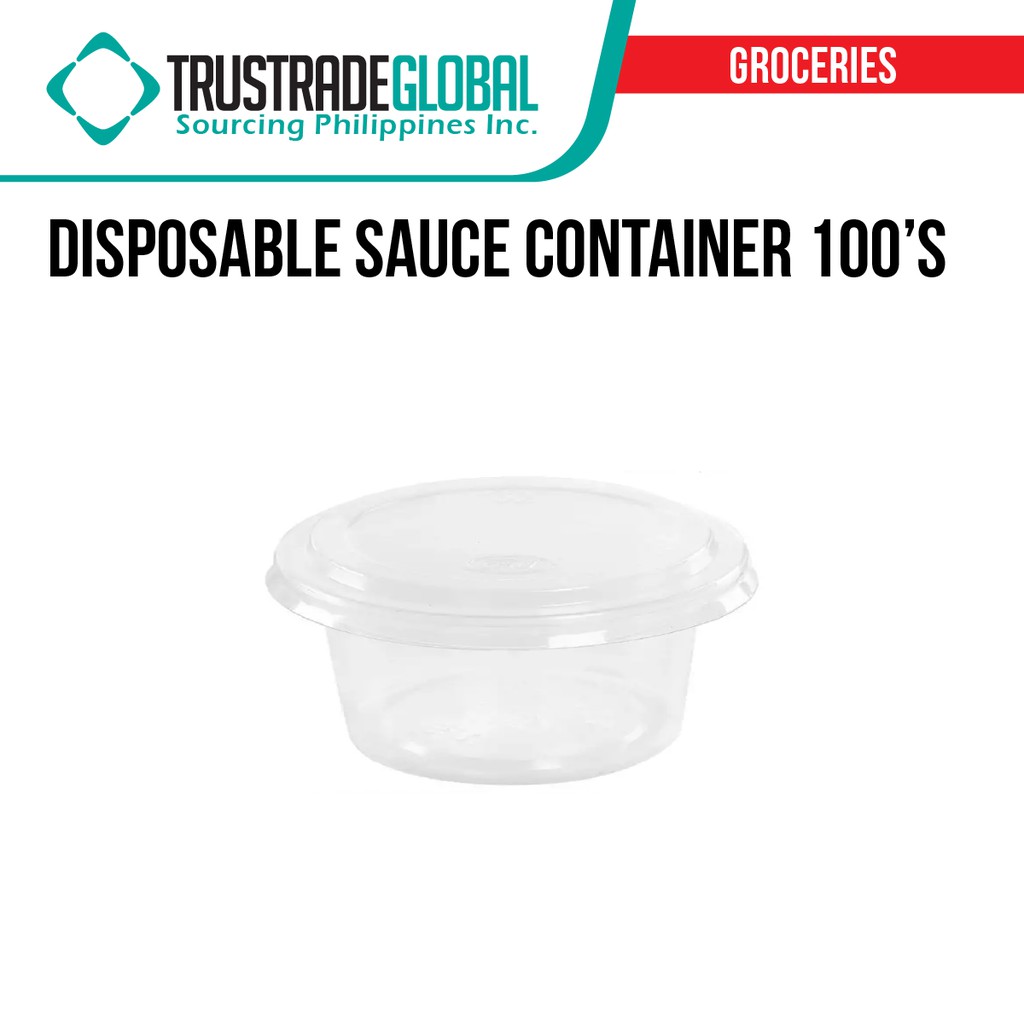 Disposable Sauce Container (100's) Shopee Philippines