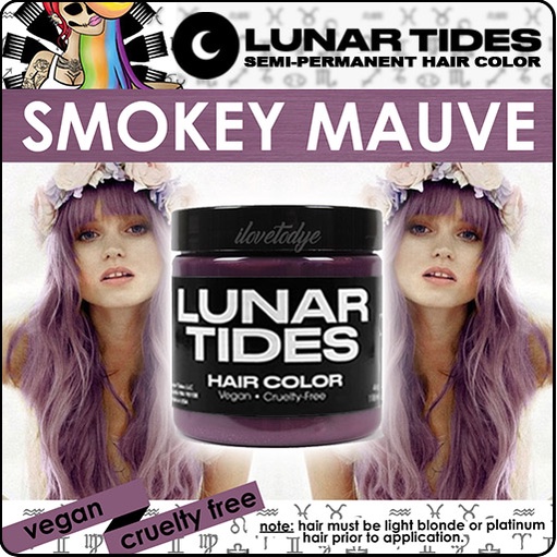 Lunar Tides Smokey Mauve ☾ Semi Permanent Mauve Hair Dye Ilovetodye Shopee Philippines 8956