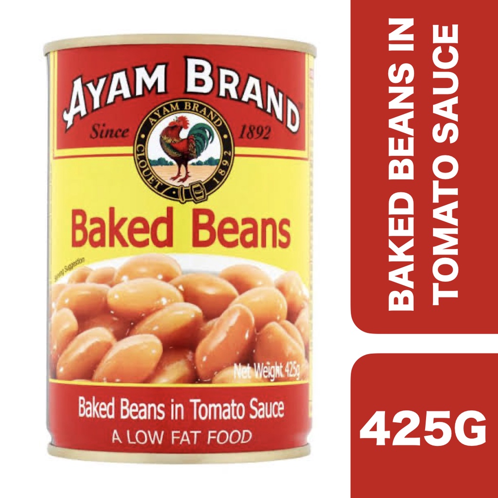 Ayam Baked Bean in Tomato Sauce 425g ++ White Kidney Beans in 425g