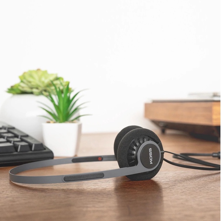 Koss KPH40 Utility On-Ear Headphones, Detachable Interchangeable Cord ...