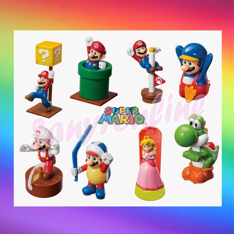 Mcdo Happy Meal Super Mario (2014) - COMPLETE SET | Shopee Philippines