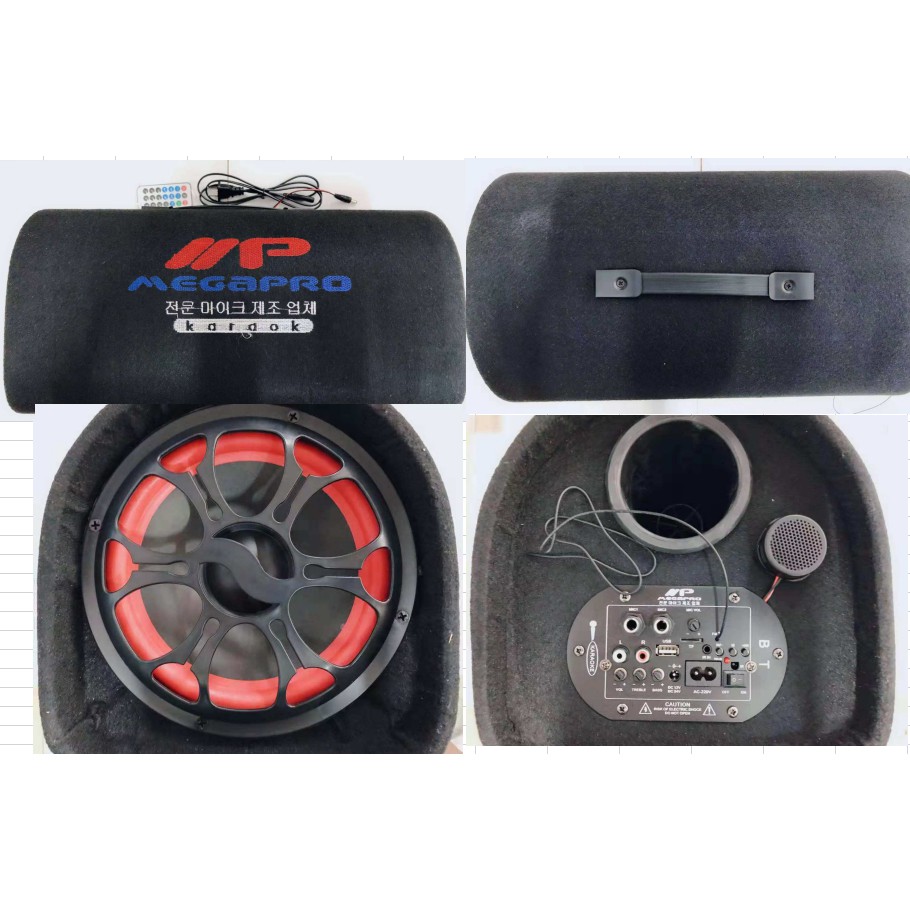 HP Megapro car speaker 12 inch subwoofer wireless speaker karaoke with