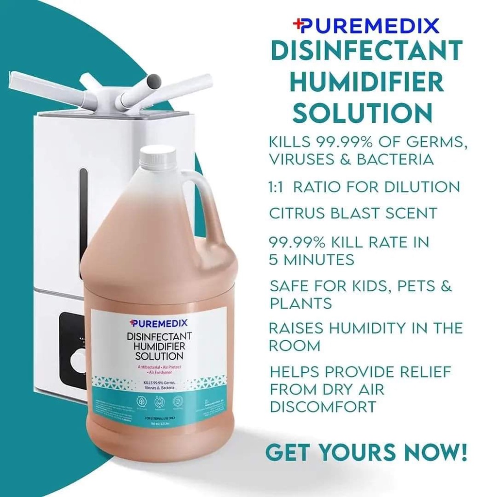 PUREMEDIX Humidifier Disinfectant Solution Shopee Philippines