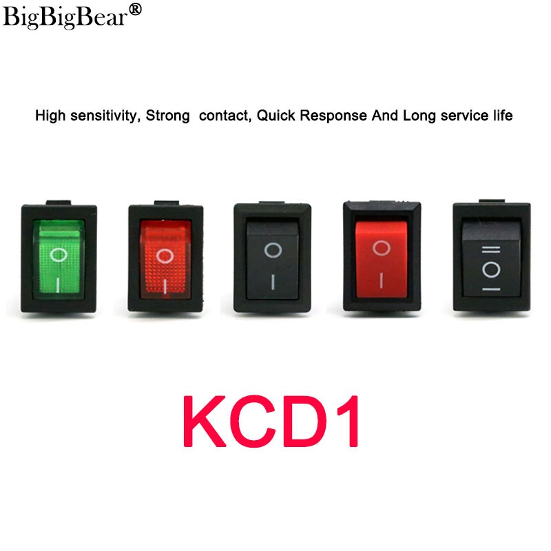 1/5Pcs KCD1 Series Boat Car Rocker Switch 2/3/4/6 Pin 2/3 Position ...