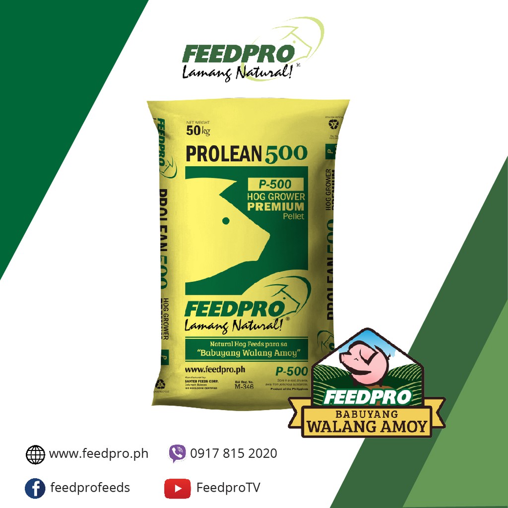Feedpro Prolean Babuyang Walang Amoy Natural Hog Feeds repacked