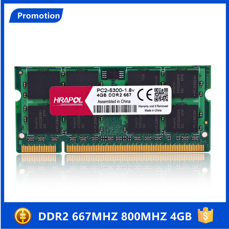 Ram ddr2 hot sale 4gb notebook