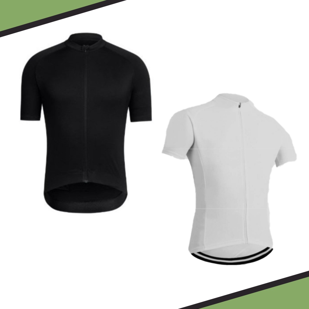 Plain black best sale cycling jersey