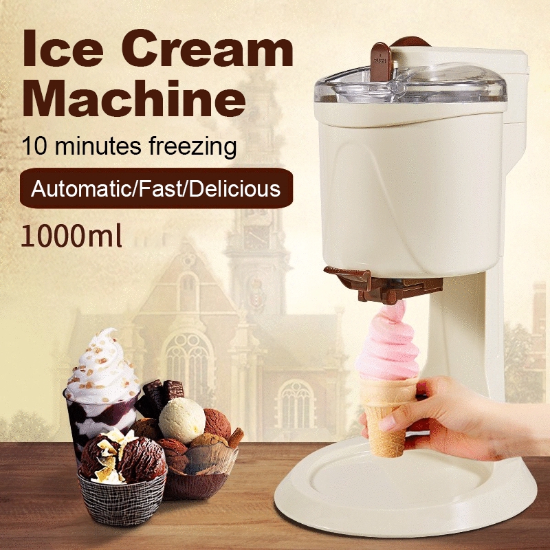 Automatic Ice Cream Machine Household DIY Fruit Child 500ml Ice