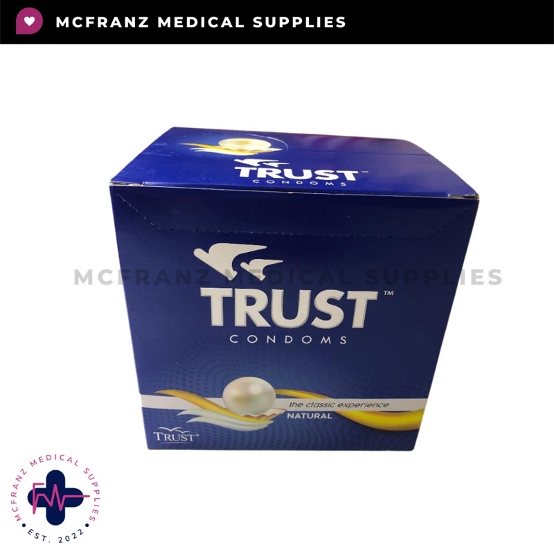 Trust Condom Natural per Pack (3pcs) | Shopee Philippines