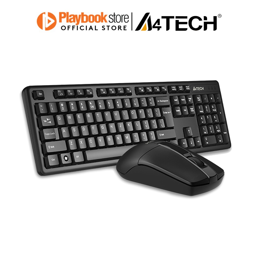 A4Tech 3330N GK-3 + G3-330N USB Nano Receiver Wireless Keyboard And ...