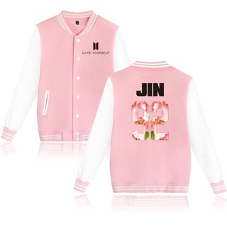  Dolpind Kpop Jacket Jungkook JHope Rap Monster JIN SUGA Jimin V  Hoodie Sweatshirt Denim Jacket Costume Outfit : Clothing, Shoes & Jewelry