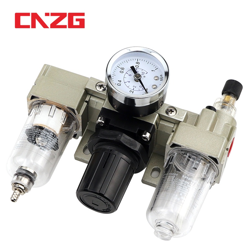 CNZG Smc Type Ac2000-02 1/4 Pneumatic Air Pressure Filter Regulator ...