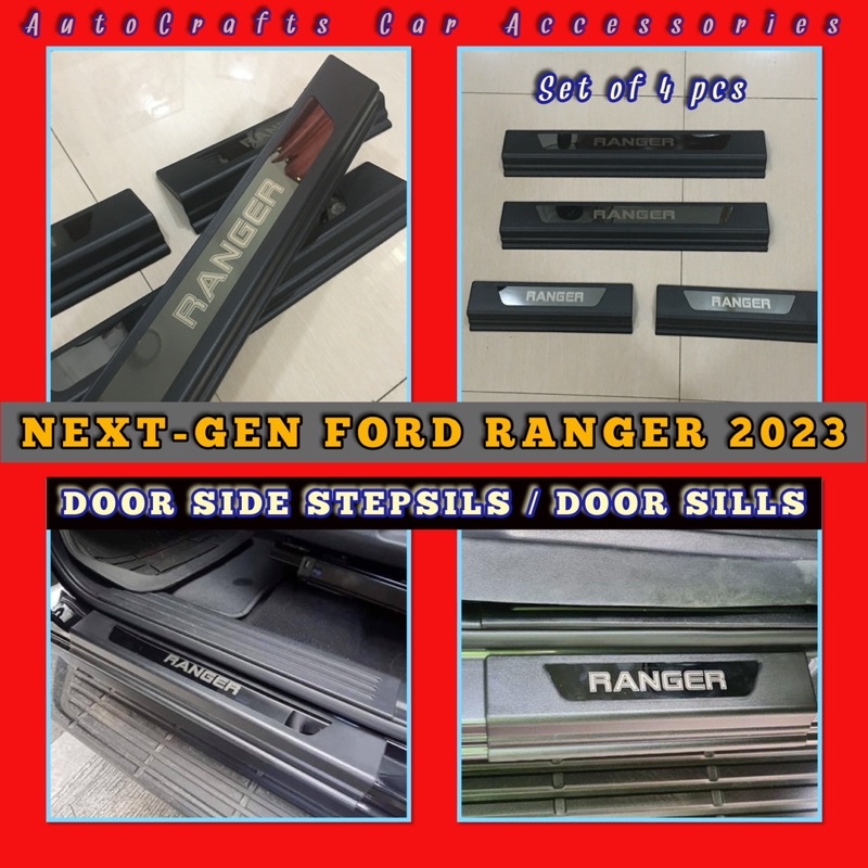 FORD RANGER 2023 2024 SIDE STEPSIL (NEW GENERATION FORD RANGER ...
